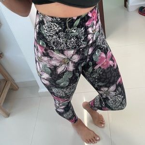 Evolution and creation floral high waist legging
